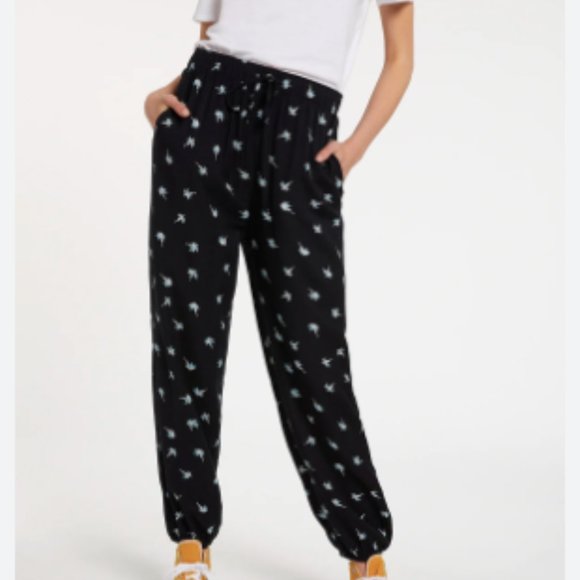 Volcom Coco Jogger Pants (Black Combo) - Picture 2 of 12